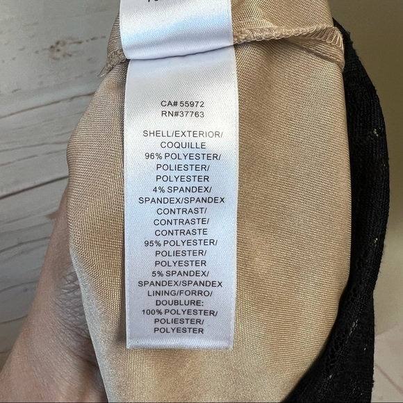 Laundry Shelli Segal Tiger Zebra Striped Mesh Little Black Dress LBD - Picture 11 of 11